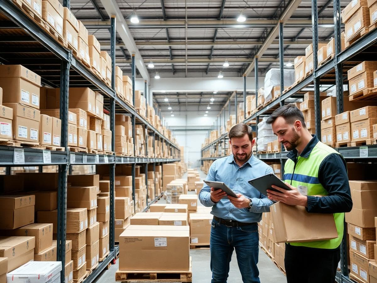 Warehouse consolidation and product checking